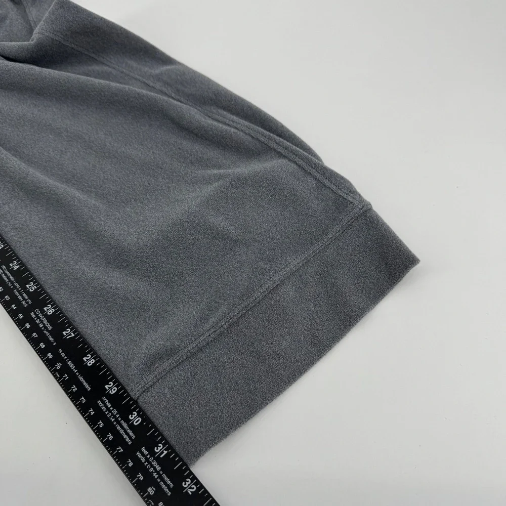 Nike Air Jordan Mens Gray Fleece Sweatpants Large Jumpman Logo Drawstring